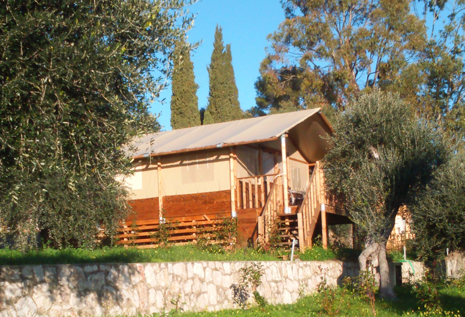 lodge camping Menton