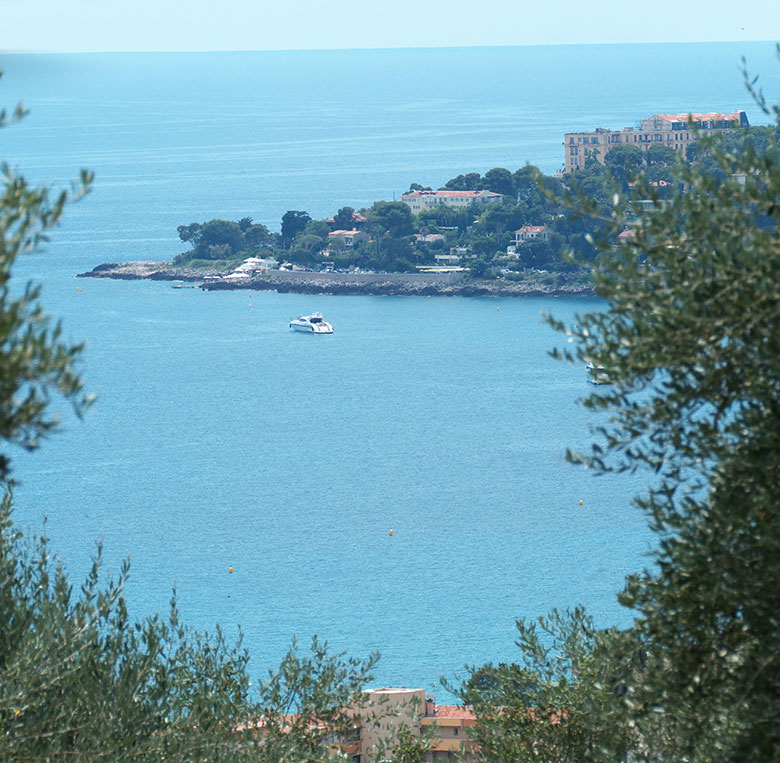 camping parc Saint Michel vue sur Menton