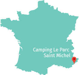 Localisation du camping parc Saint Michel